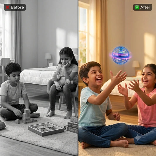 AeroOrb  —  LED Hover Ball – Gesture-Controlled Flying Toy