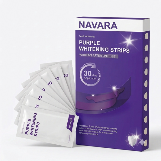 HaloWhite™- Teeth Brightener & Whitener | Color-Corrector | Stain-Eraser-Strips