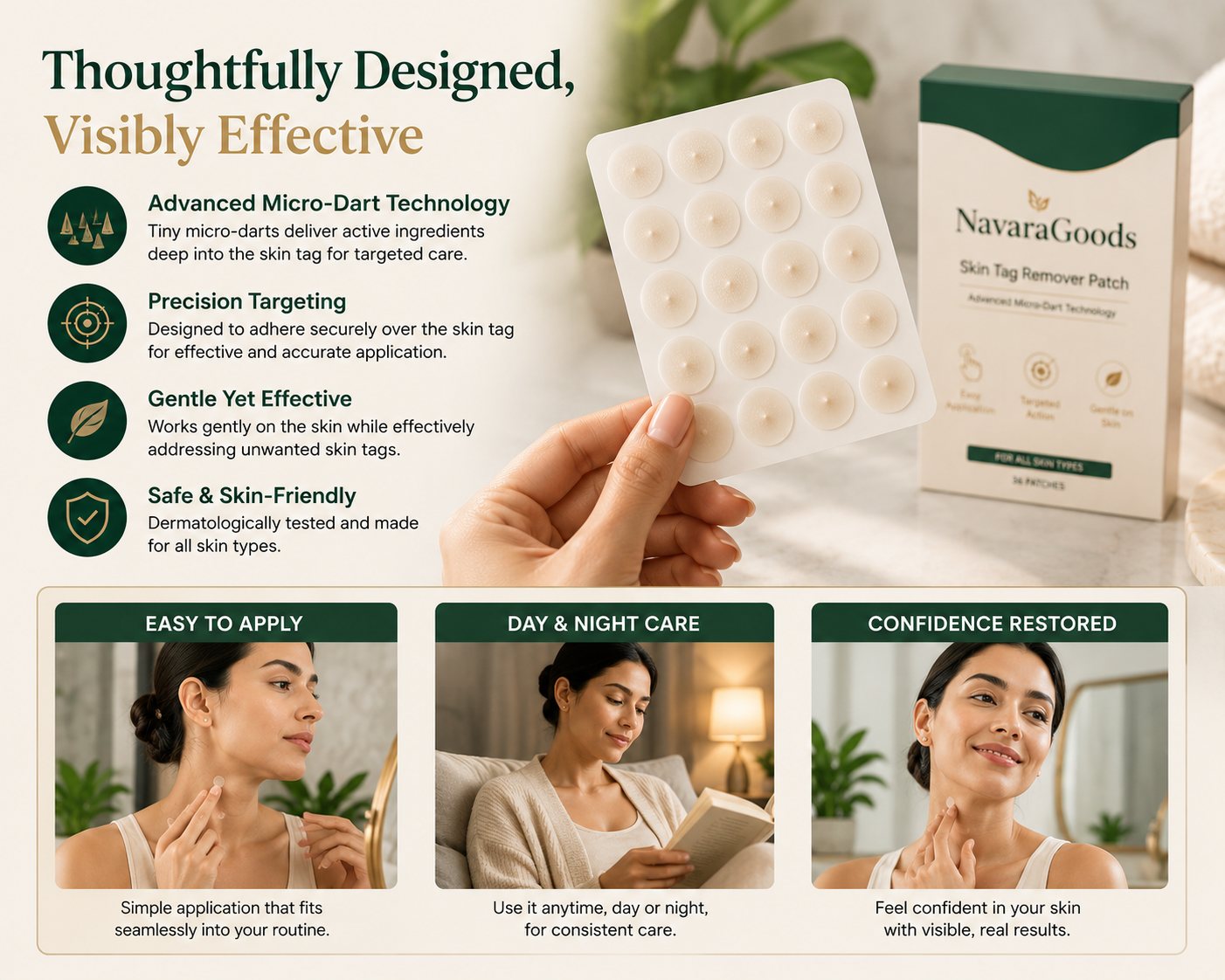 ClearDot™ Invisible Acne Patches | Fast Healing Hydrocolloid Spot Stickers