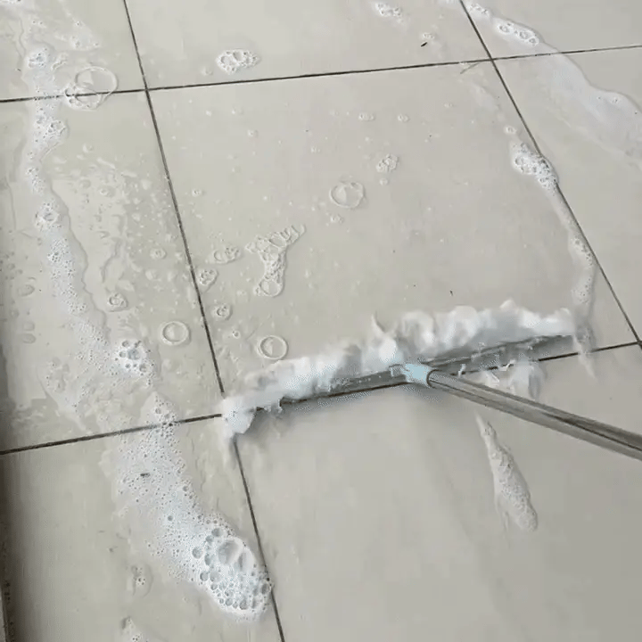 AquaSweep — Multipurpose Floor Wiper | 180° Rotating Silicone Blade | Wet & Dry Use