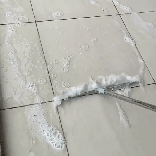 AquaSweep — Multipurpose Floor Wiper | 180° Rotating Silicone Blade | Wet & Dry Use
